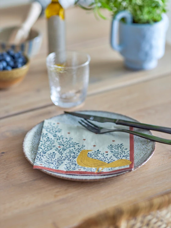 Papierservietten Bloomingville Hezha Gelb FSC® Mix 33x33 cm