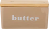 Butterdose Bloomingville Hanyu Braun Steingut Bambusdeckel