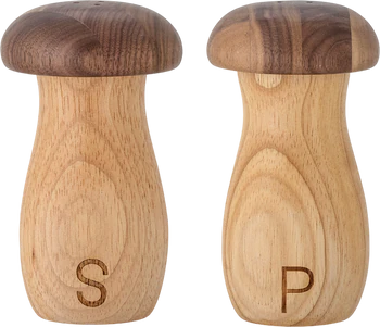 Salz- und Pfeffermühlen-Set Bloomingville Rahim Holz Unikat