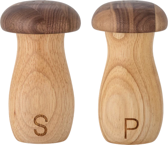 Salz- und Pfeffermühlen-Set Bloomingville Rahim Holz Unikat