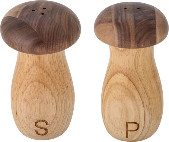 Salz- und Pfeffermühlen-Set Bloomingville Rahim Holz Unikat