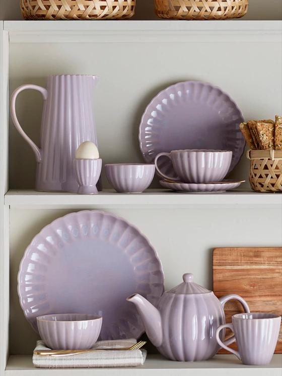 Teekanne Steingut Bloomingville Latina Rose – Vintage-Design