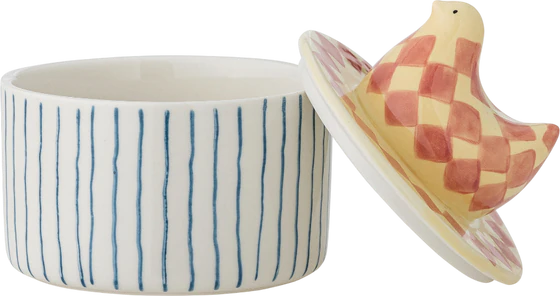 Vorratsdose Bloomingville Biona Rose Steingut Unikat Design