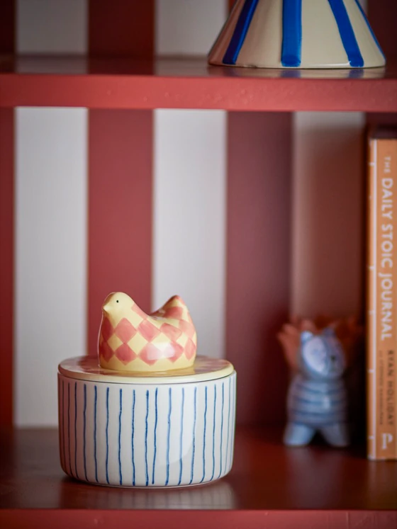 Vorratsdose Bloomingville Biona Rose Steingut Unikat Design