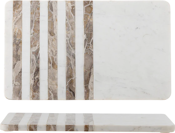 Schneidebrett Marmor Weiß Bloomingville – Unikat Nordic Design