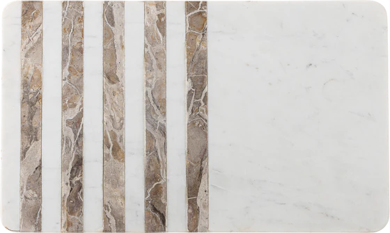 Schneidebrett Marmor Weiß Bloomingville – Unikat Nordic Design
