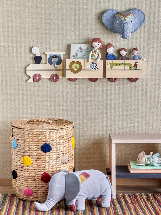 Kinderhocker Massivholz Bloomingville Jela Natur Buche