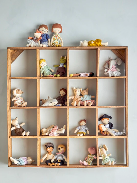 Stofftier-Set Bloomingville Animal Friends Rose Baumwolle