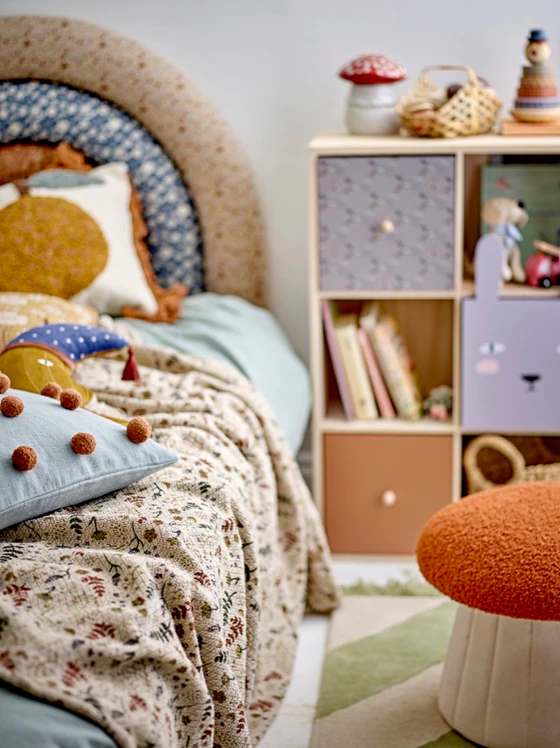 Wohndecke Gelb Filipa Bloomingville – Recycelte Baumwolle