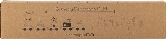 Geburtstagszug Bloomingville MINI Alfi Braun FSC®100% MDF