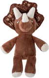 Babyrassel Dinosaurier Bloomingville Fintan Braun Baumwolle