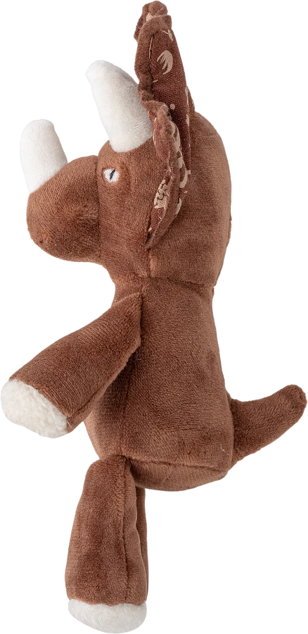 Babyrassel Dinosaurier Bloomingville Fintan Braun Baumwolle