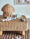 Kinderhocker Wasserhyazinthe Natur Bloomingville Unikat