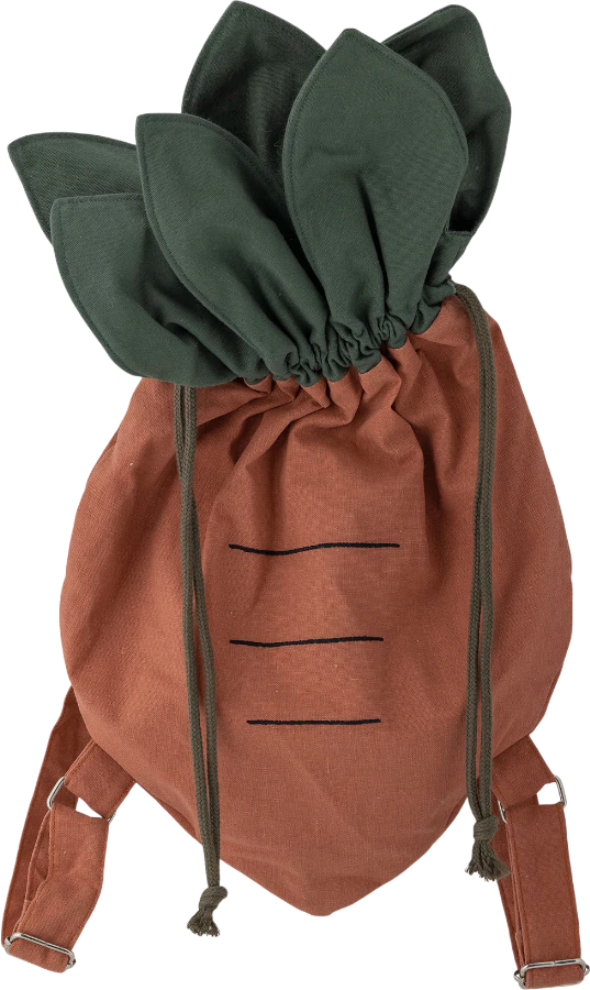 Kindertasche Leinen Orange Bloomingville – Leicht & Atmungsaktiv