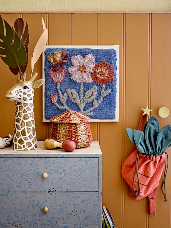 Kindertasche Leinen Orange Bloomingville – Leicht & Atmungsaktiv