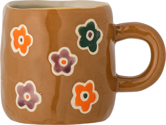 Kindertasse Steingut Bloomingville Addy Braun Unikat