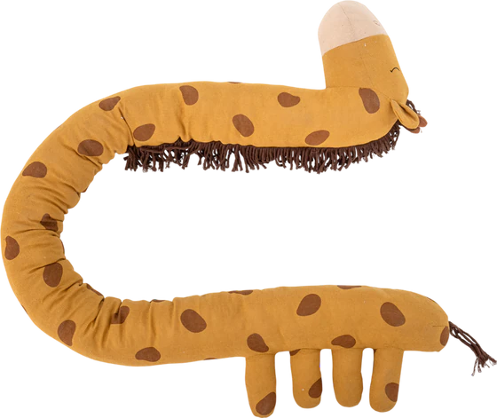Kuscheltier Giraffe Bloomingville Ibber Orange Baumwolle