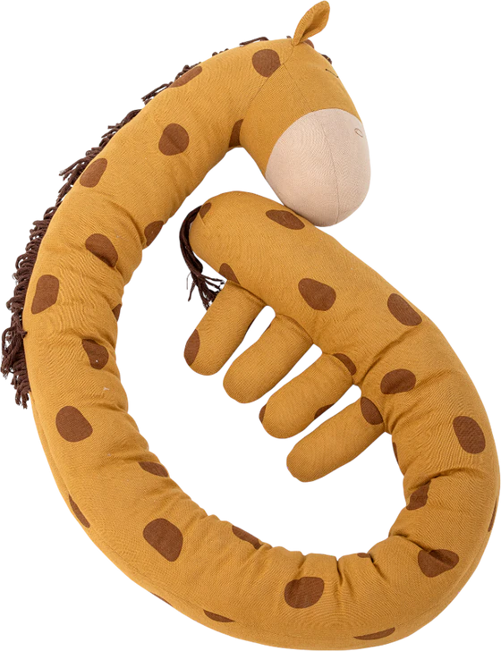 Kuscheltier Giraffe Bloomingville Ibber Orange Baumwolle