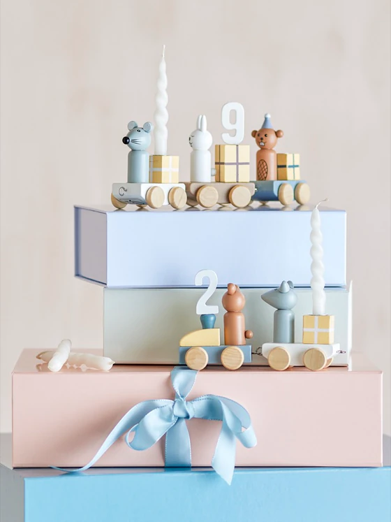 Geburtstagszug Kinder Bloomingville MINI Junaid Braun FSC®100%