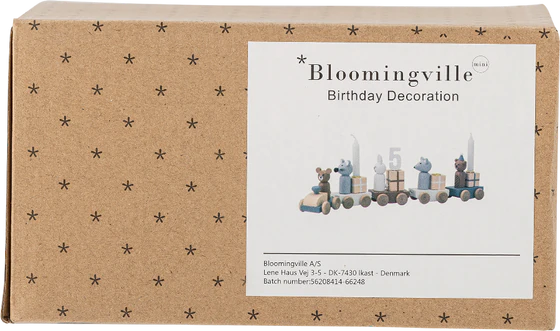 Geburtstagszug Kinder Bloomingville MINI Junaid Braun FSC®100%