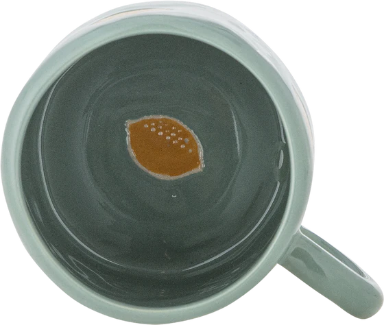 Kindertasse Steingut Bloomingville Agnes Grün – Handgefertigt Unikat