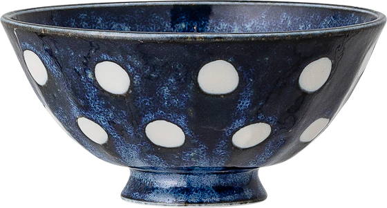 Porzellanschale Bloomingville Camellia Blau – Handgefertigt Unikat