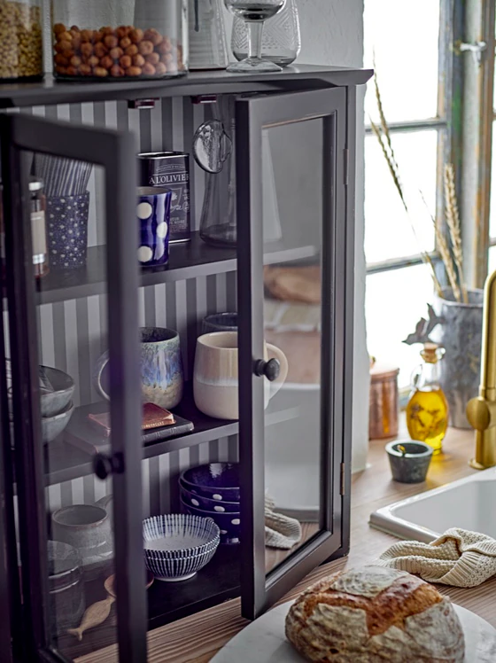 Porzellanschale Bloomingville Camellia Blau – Handgefertigt Unikat