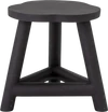 Sitzhocker Massivholz Bloomingville Malie Schwarz Mango
