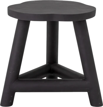 Sitzhocker Massivholz Bloomingville Malie Schwarz Mango