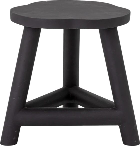 Sitzhocker Massivholz Bloomingville Malie Schwarz Mango