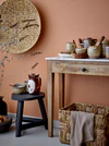 Sitzhocker Massivholz Bloomingville Malie Schwarz Mango