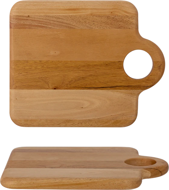 Schneidebrett Massivholz Bloomingville Abbas Mahagoni Natur