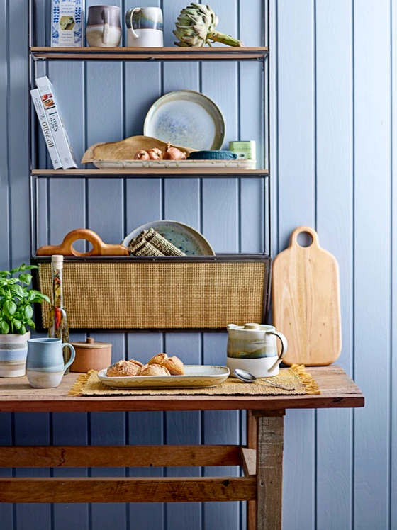 Schneidebrett Massivholz Bloomingville Abbas Mahagoni Natur