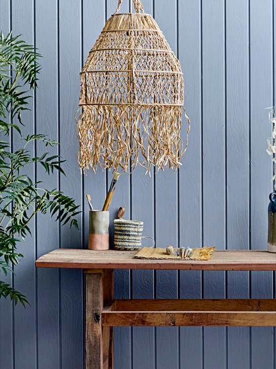 Dekorative Steingutvase Bloomingville Denna Grün Unikat