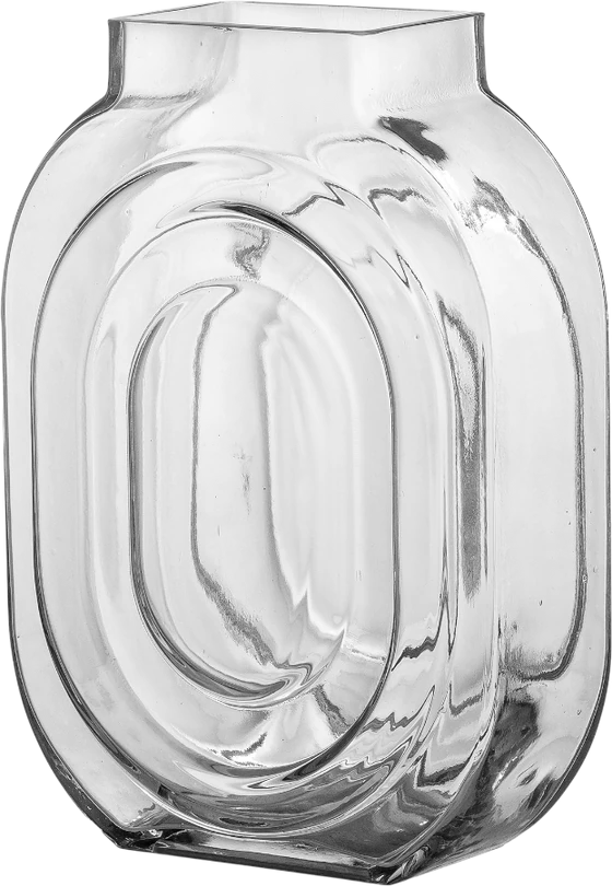 Dekorative Glasvase Rafi Klar Bloomingville – Elegantes Design