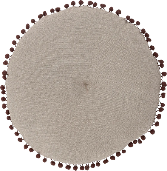 Dekokissen Bloomingville Cizzy Braun Baumwolle – Weiche Haptik