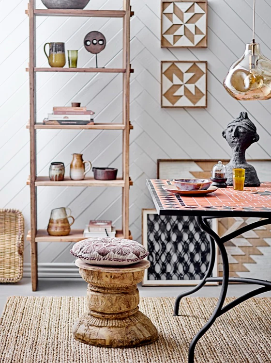 Dekokissen Bloomingville Cizzy Braun Baumwolle – Weiche Haptik