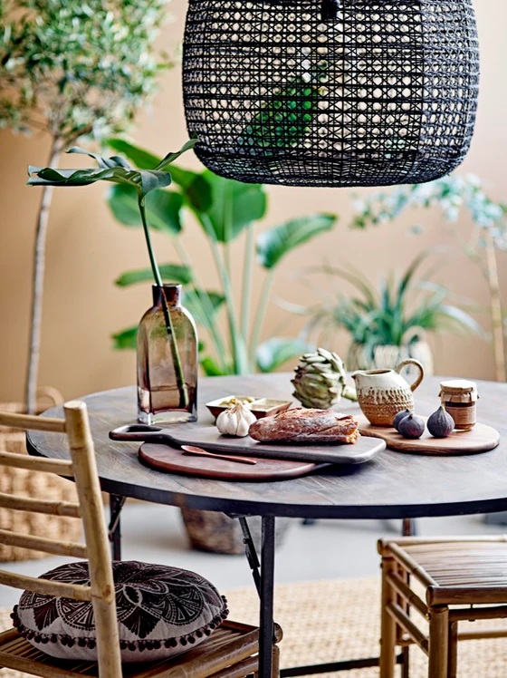 Dekokissen Bloomingville Cizzy Braun Baumwolle – Weiche Haptik