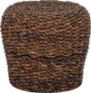 Handgefertigter Sitzhocker Bloomingville Braun Abaca Unikat