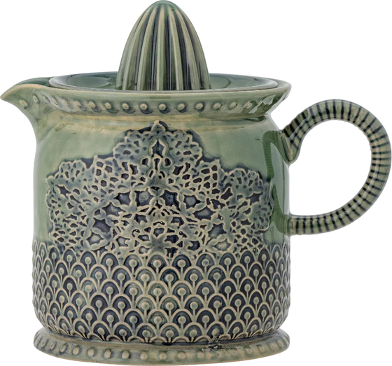 Manuelle Zitronenpresse Bloomingville Liselu Grün Steinzeug
