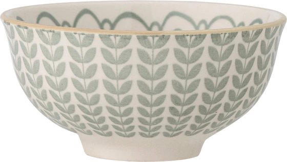 Dekorative Schale Steingut Grün Bloomingville Maple Unikat