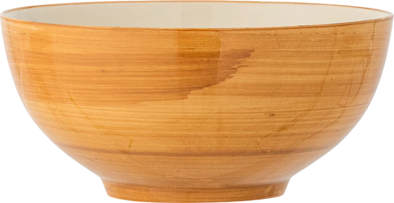 Dekorative Schale Bloomingville Tangier Orange Steingut Unikat