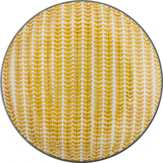 Speiseteller Steingut Bloomingville Maple Gelb – Einzigartiges Design