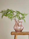 Dekorative Glasvase Bloomingville Tava Vase Rose Glas zartes Design