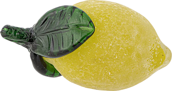 Glasfigur Zitrone Bloomingville Limone Gelb – Mundgeblasen Unikat