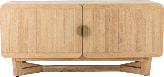 Sideboard Bloomingville Serrone Natur Gummibaumholz 120cm