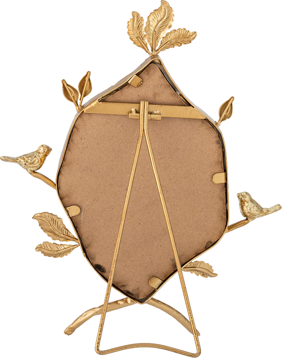 Dekorativer Tischspiegel Bloomingville Avila Gold – Botanisches Design
