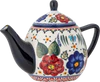 Teekanne mit Sieb Bloomingville Florist Rot Steinzeug Unikat