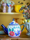 Teekanne mit Sieb Bloomingville Florist Rot Steinzeug Unikat