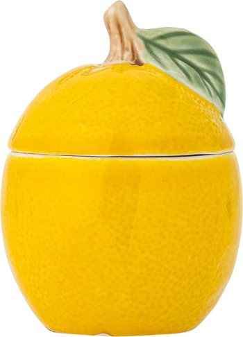Vorratsdose Steinzeug Gelb Bloomingville Limone luftdicht